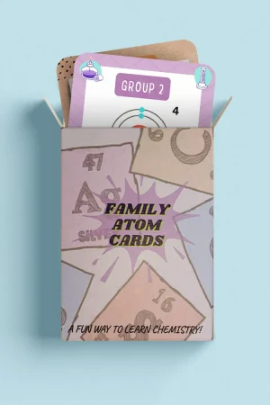 Family Atom Flashcards by Edstem Sdn Bhd - Chemistry STEM Card Game