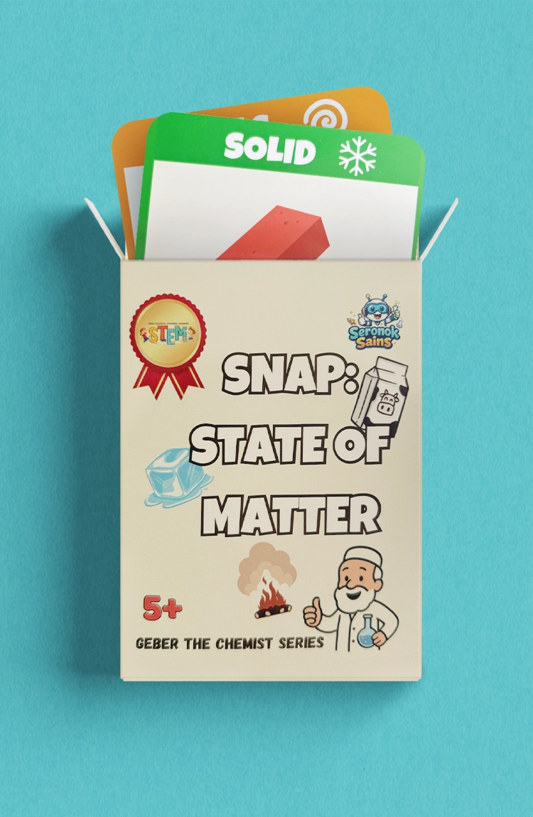 Snap State of Matter Flashcards by Edstem Sdn Bhd - Science Educational Kit