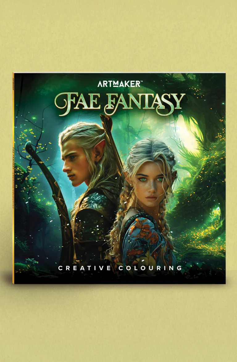 Art Maker Creative Colouring Fae Fantasy by Hinkler - Mystical Adult Colouring Book