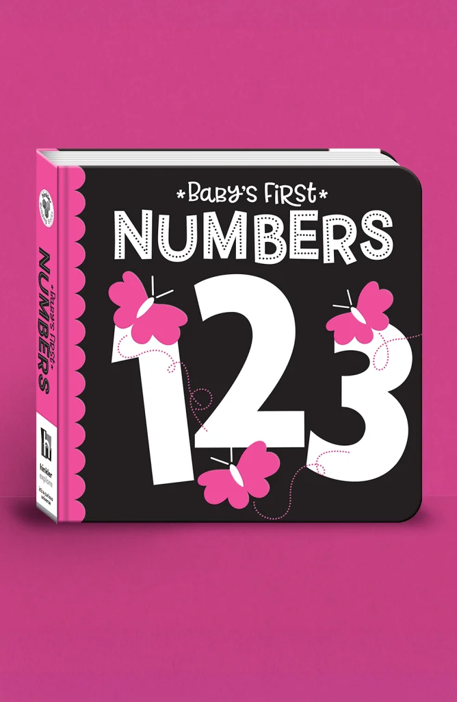 Building Blocks High Contrast Neon Baby's First Numbers by Hinkler - Early Learning Neon Board Book
