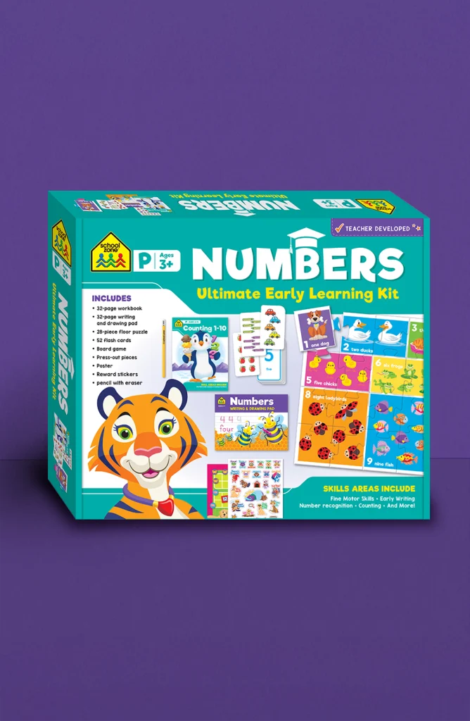 School Zone Ultimate Learning Kit Numbers by Hinkler - Early Learning Activity Set