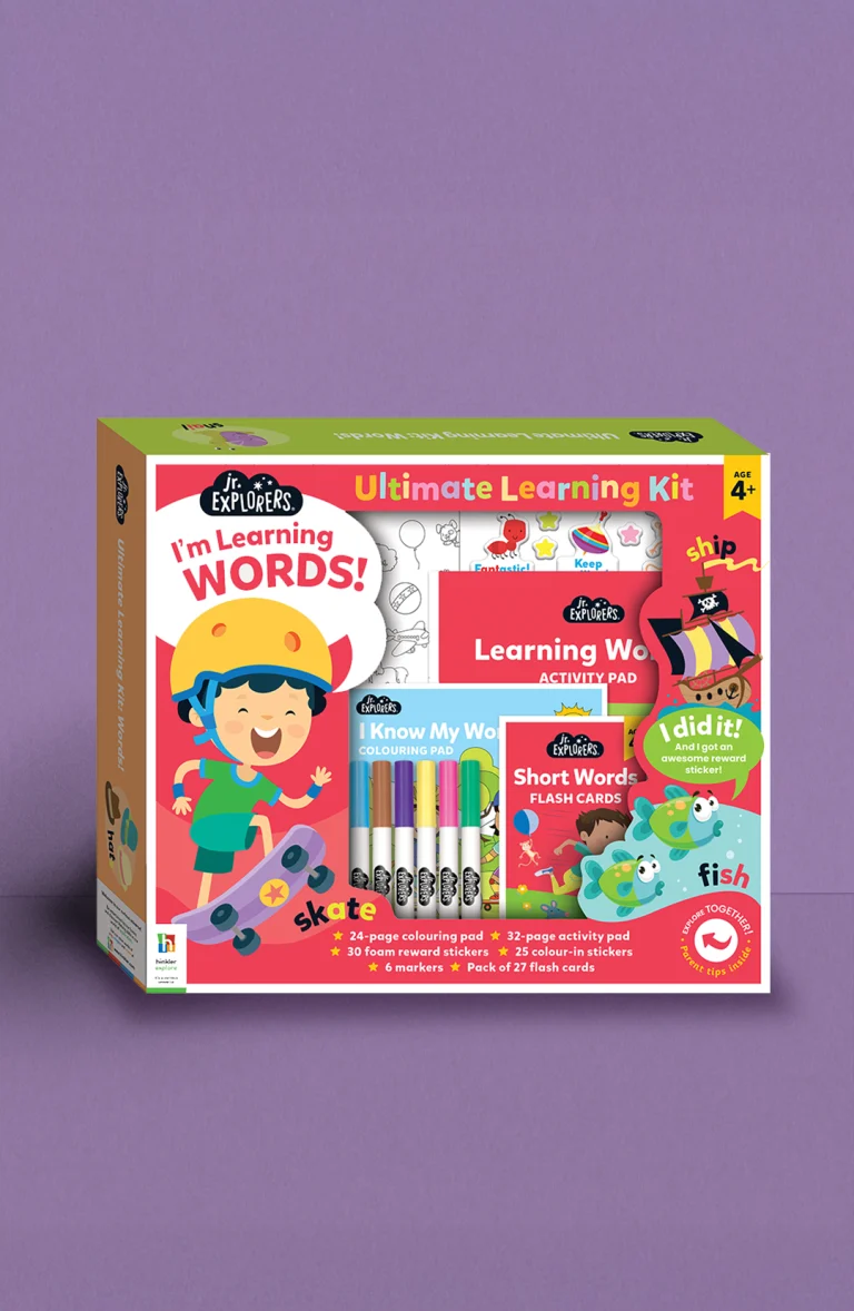 Junior Explorers I Know My Words Ultimate Activity Kit by Hinkler - Early Learning ABC and Vocabulary Set