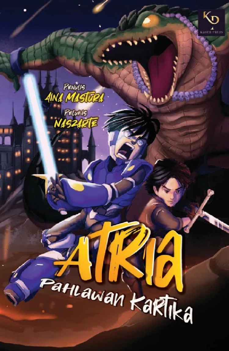 Atria: Pahlawan Kartika by Aina Mastura and Naszarte Ultimate Local Malay Sci-Fi Fantasy Graphic Novel Paperback Book
