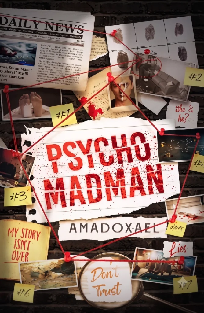 Psycho Madman by Amadoxael Ultimate Local Malay Crime Thriller Suspense Novel Paperback Book